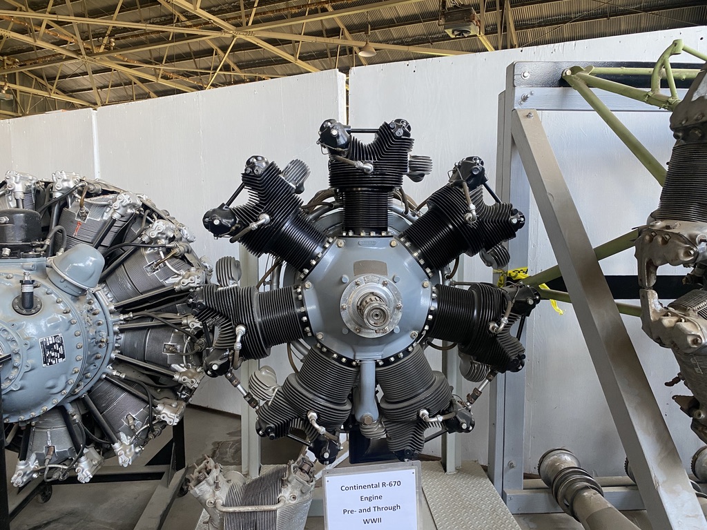 Radial Engines at Castle AFB Radial Engines at Castle AFB
